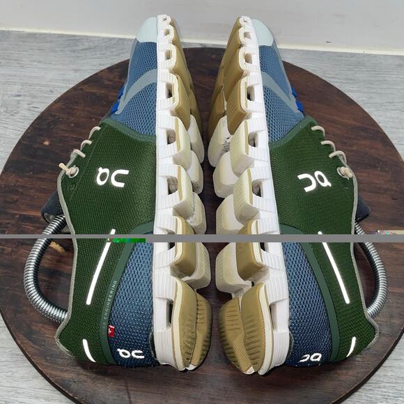 On Cloud 70/30 Shoes Mens Size 8.5 Blue Green Running CloudTec Sneakers Comfort main image 6